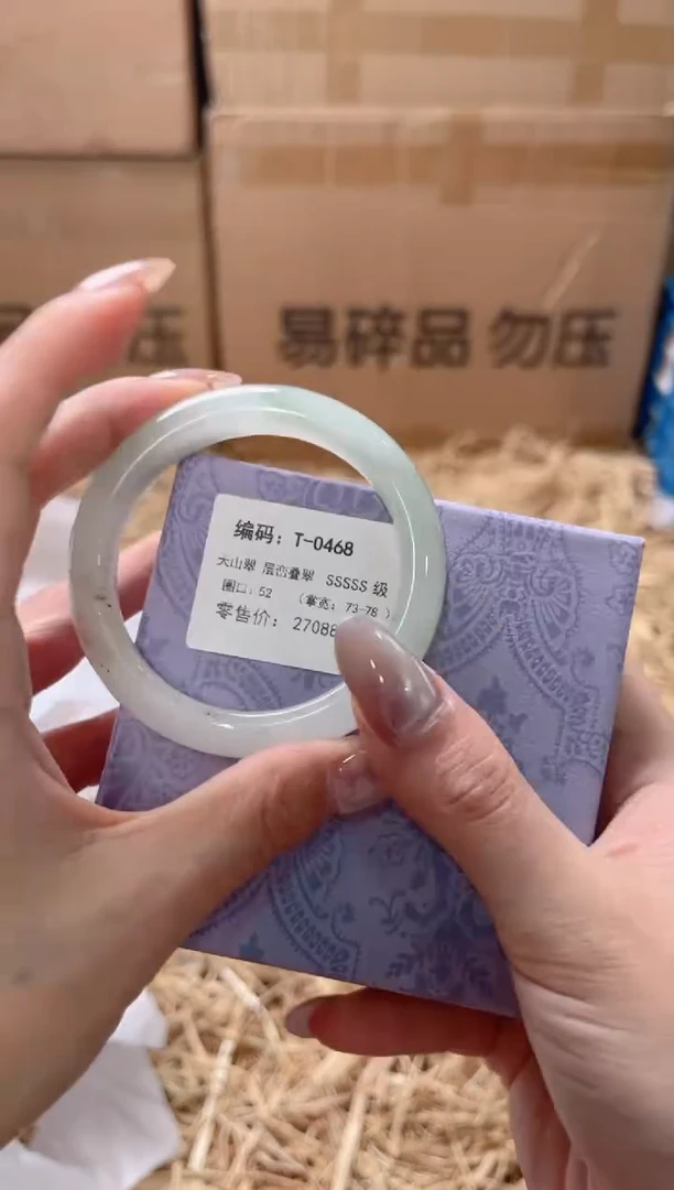 未镶嵌手镯石英质玉T-0468