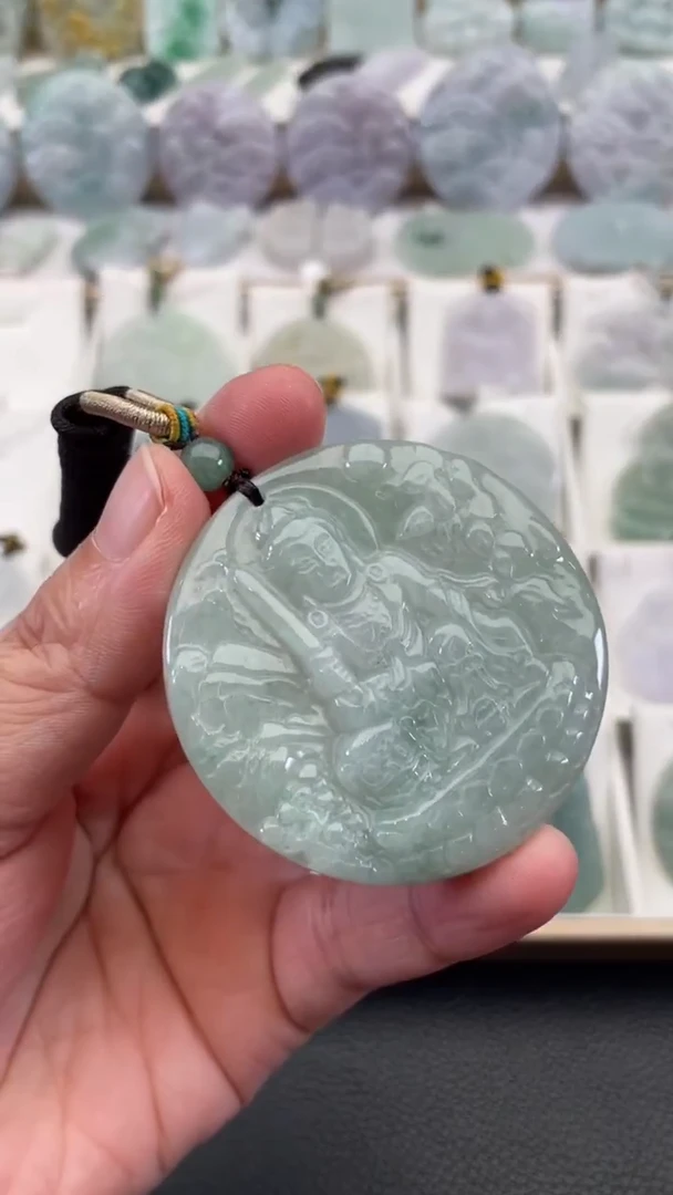 颈饰未镶嵌翡翠天然缅甸翡翠A货 22