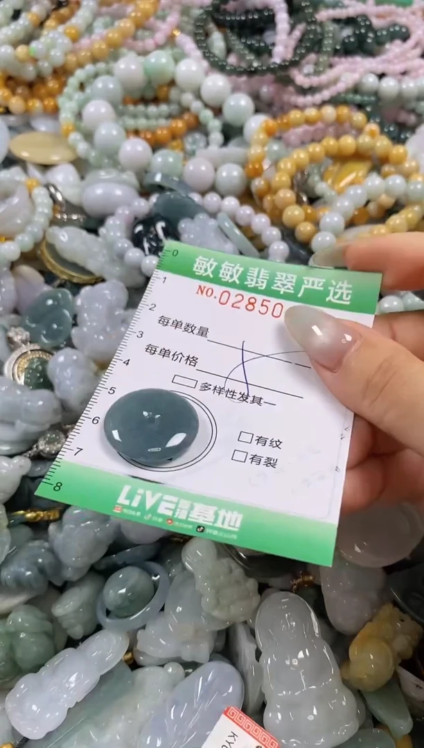 翡翠未镶嵌颈饰闪购0285044