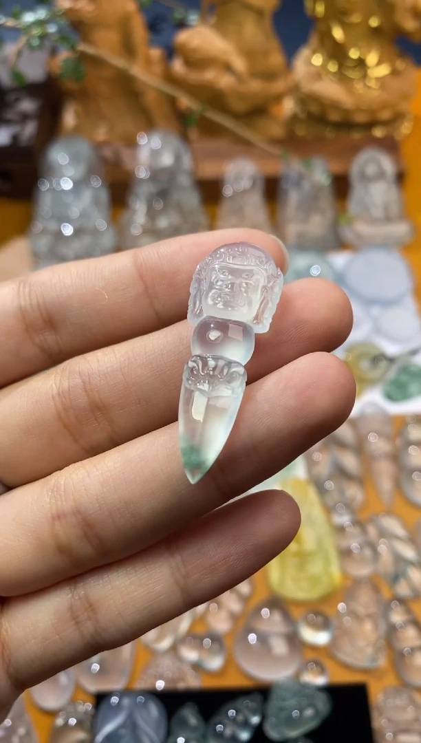 【闪购商品】定制翡翠未镶嵌金刚橛40.3*14.5*5.4