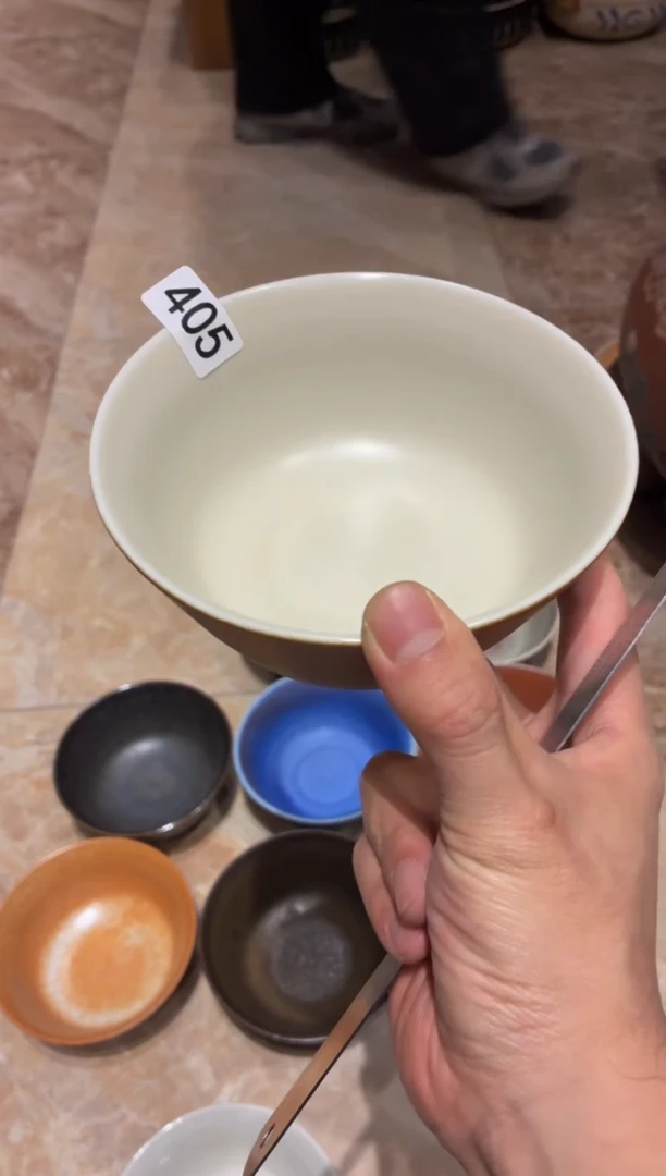 瓷片壹*405筷架马蹄碗1个