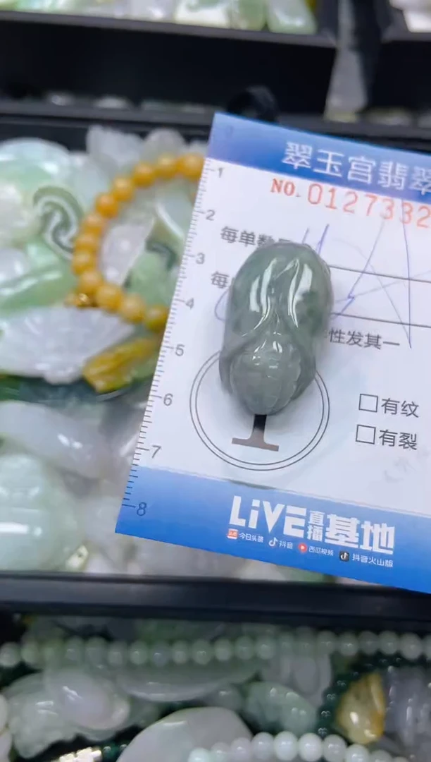 翡翠未镶嵌颈饰闪购0127332
