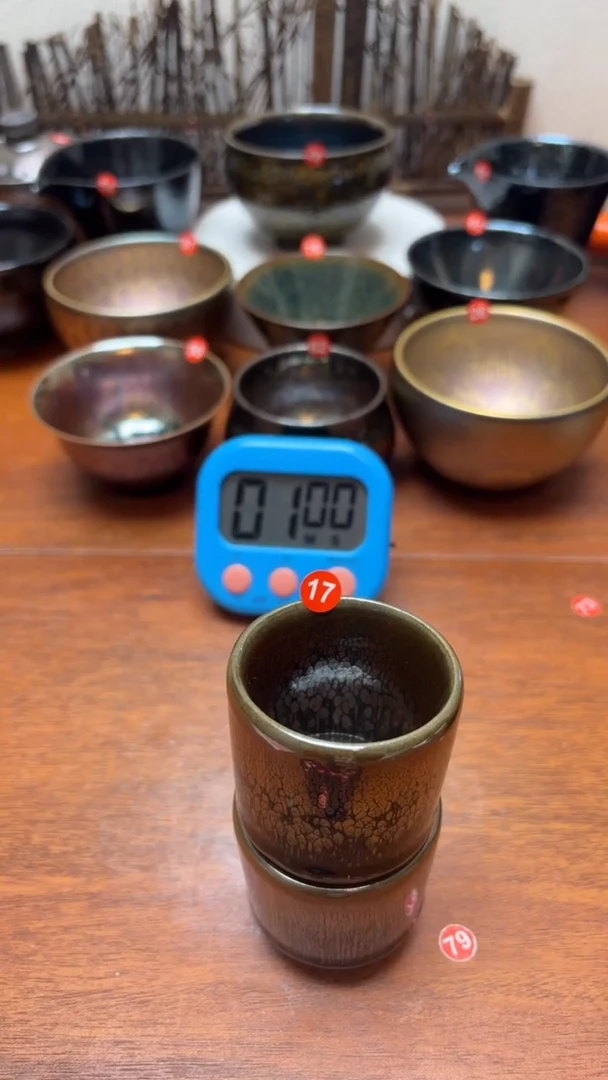 【闪购商品】茶盏17号2个建盏工匠茶器