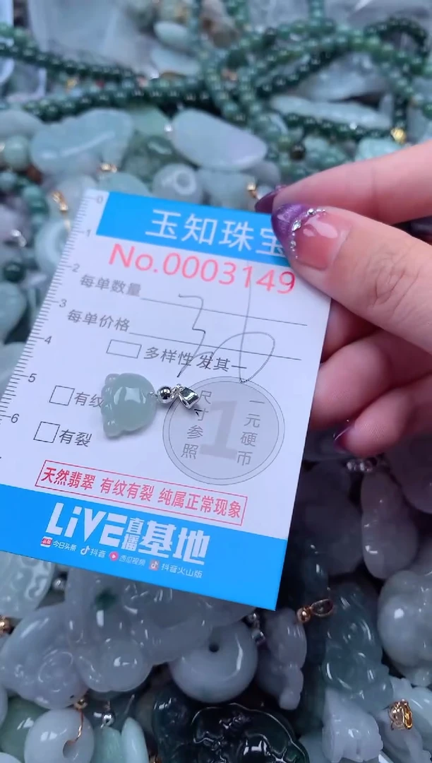 翡翠未镶嵌吊坠(不含链)3149