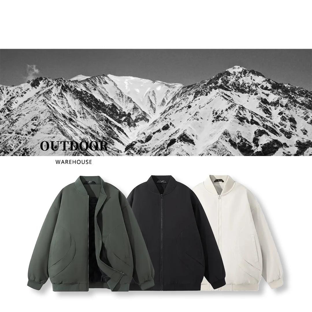 加厚飞行员外套！修身百搭男款防泼水户外面料男款棉服外套