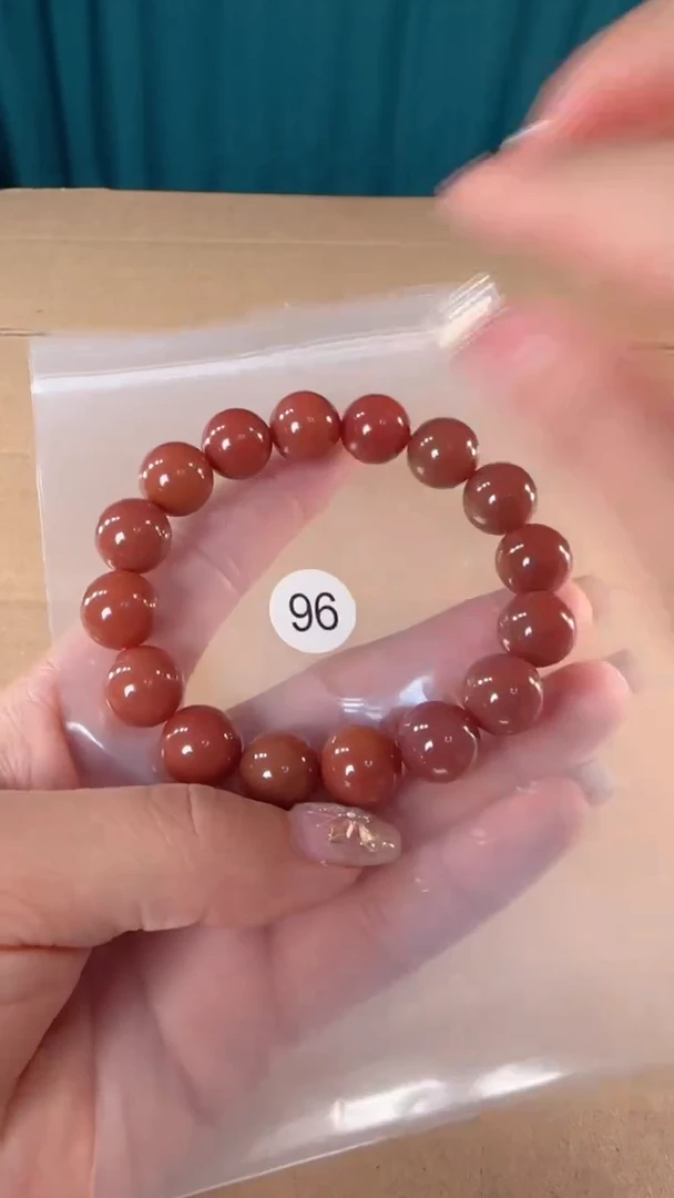 【闪购商品】玛瑙/玉髓珠宝半成品未镶嵌原矿无优化无裂手链12.5+