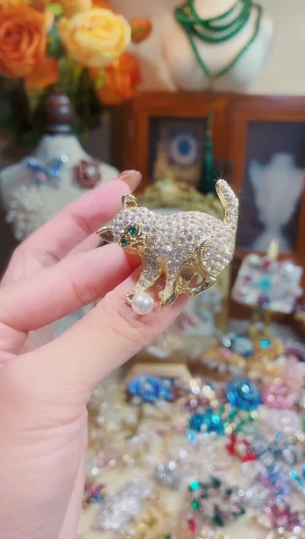 合成立方氧化锆铜合金小猫猫