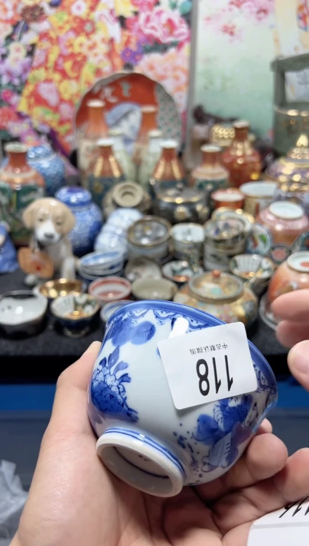 瓷片夏目海外回流瓷器中古品。