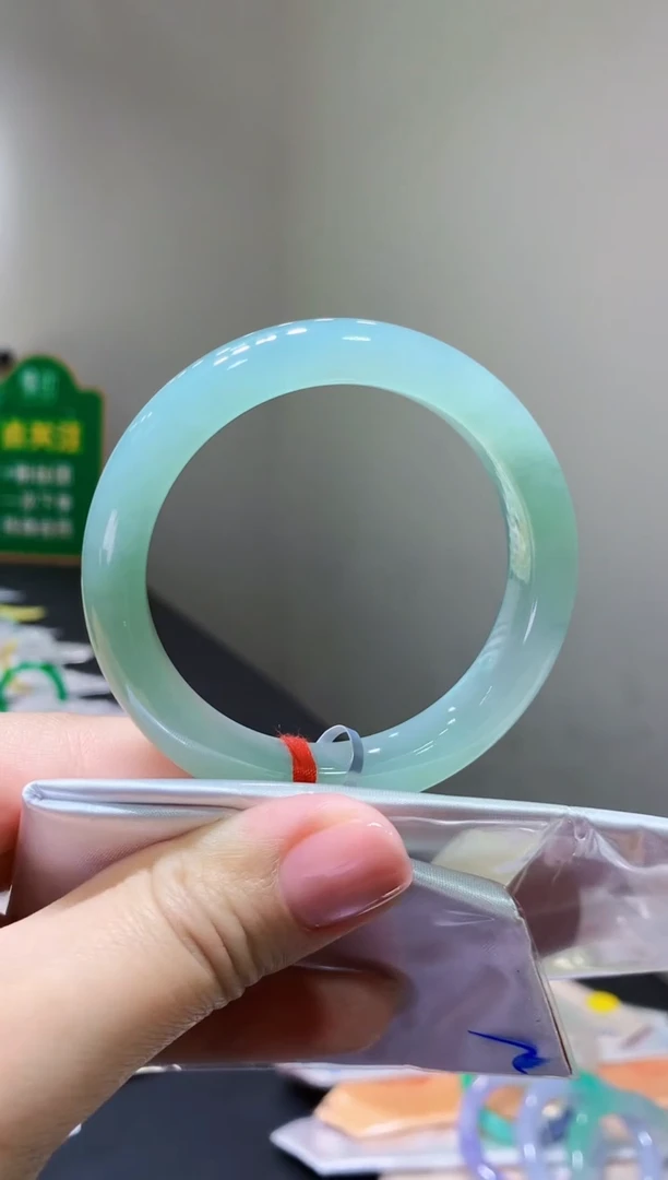 未镶嵌手镯翡翠24天然A货缅甸翡翠53.8