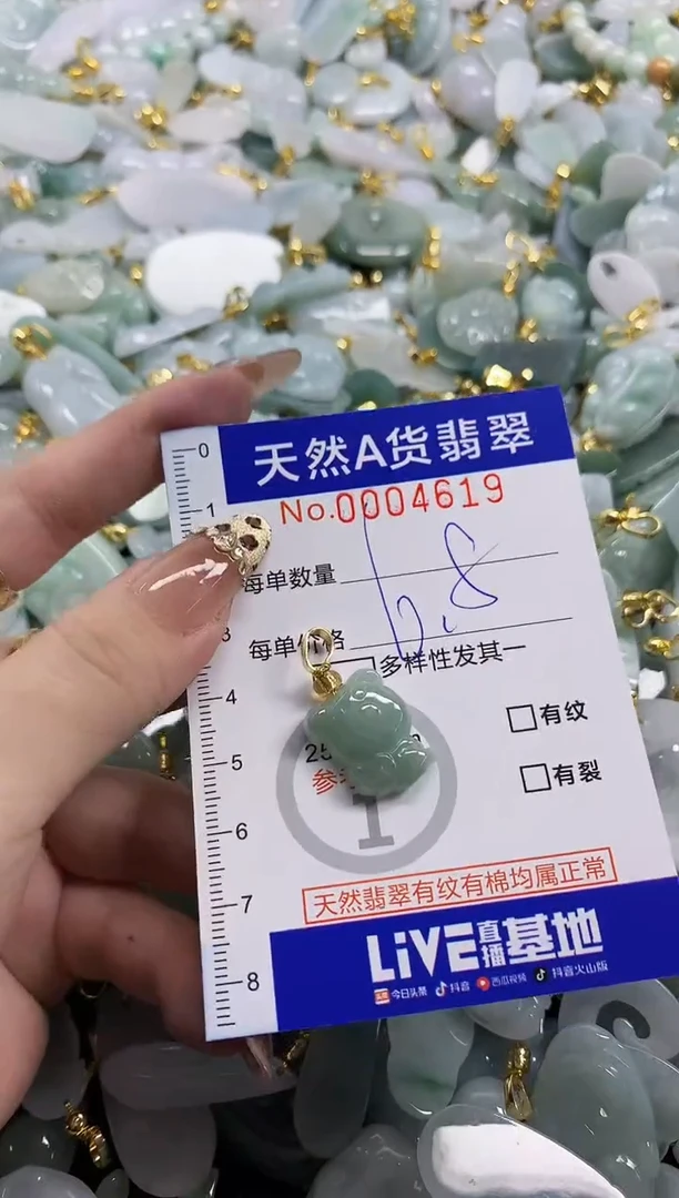 颈饰未镶嵌翡翠天然A货翡翠