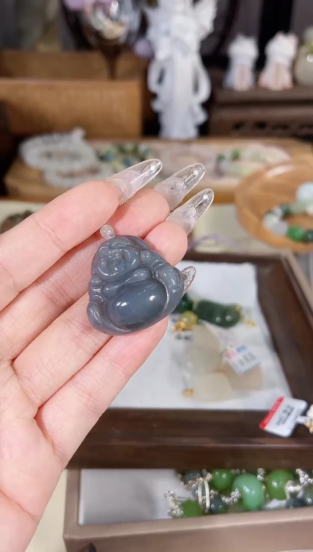 吊坠(不含链)银S925镶嵌和田玉多样性发货其一孤品默认微瑕