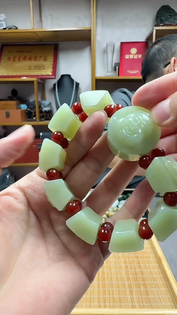 未镶嵌手链和田玉1黄口