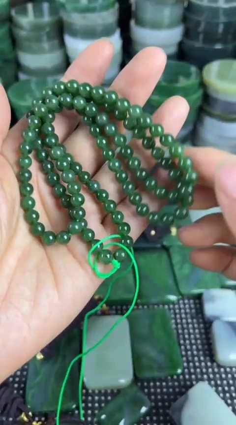 和田玉未镶嵌珠宝半成品链子