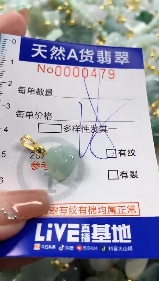 颈饰未镶嵌翡翠天然A货翡翠