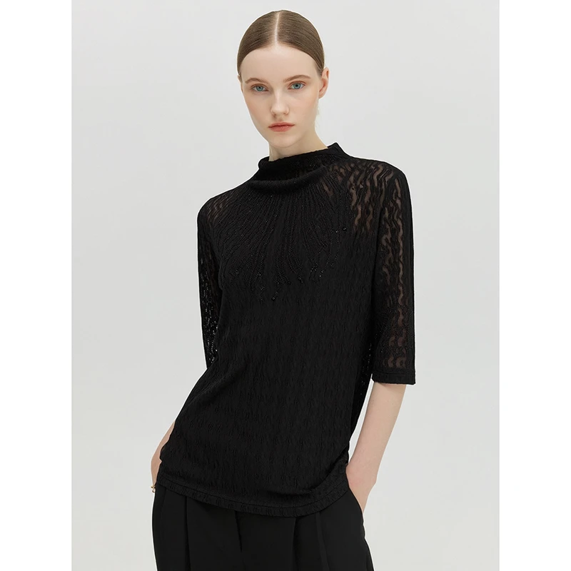 春夏新款时尚休闲百搭雪纺衫 绮1458C