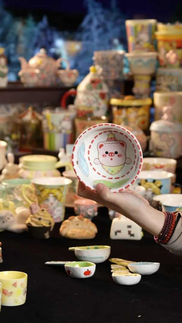 其他陶景德镇釉下彩手绘设计师款陶瓷