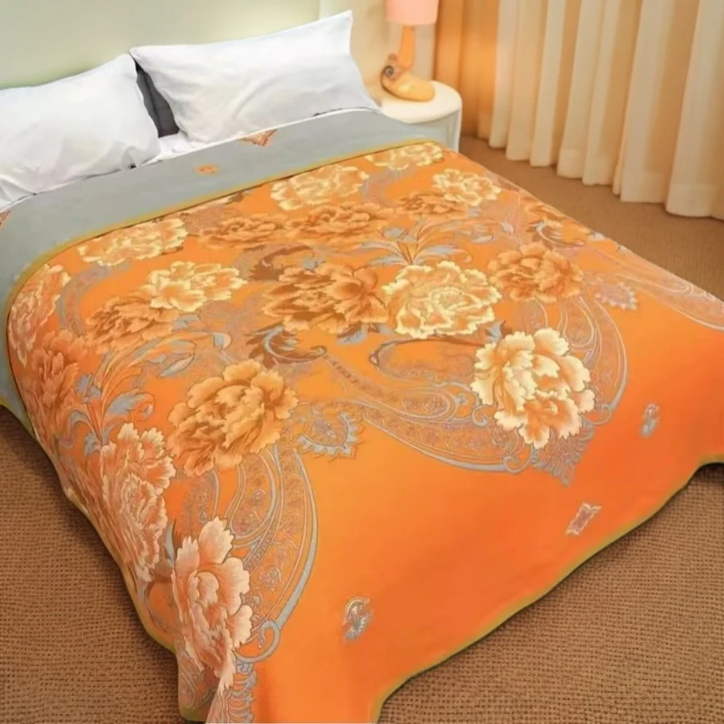 多功能纯棉纱布盖毯——富贵同春230*250