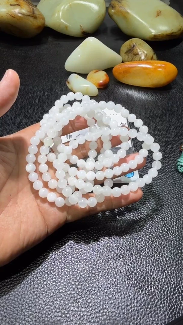 和田玉未镶嵌项链新疆和田玉