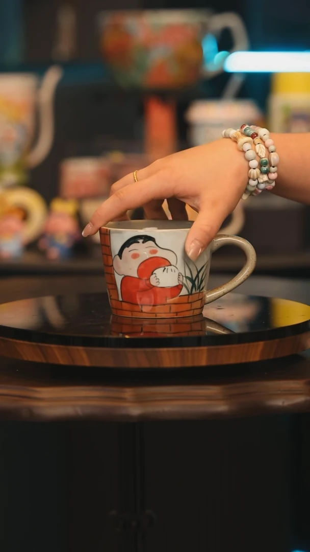 【闪购商品】摆件景德镇釉下彩绘设计师款陶瓷