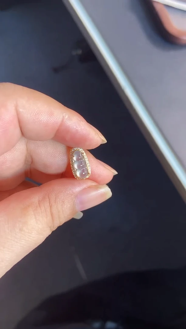 吊坠(不含链)银S925镶嵌翡翠1