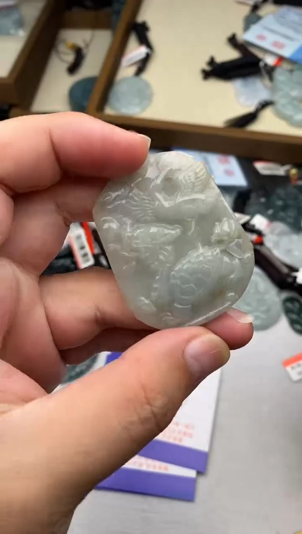 翡翠未镶嵌颈饰旅**林多样性发其一