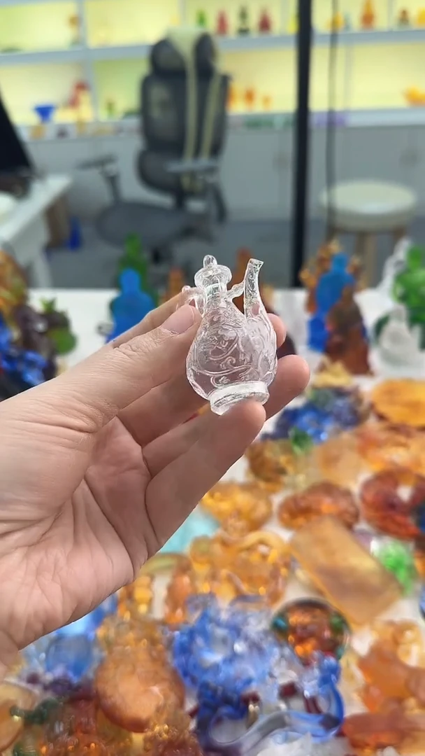 手工艺品琉璃指尖壶