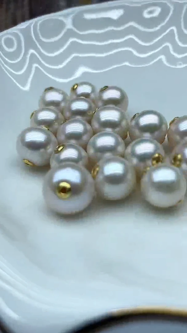 淡水珍珠银S925镶嵌吊坠(不含链)路路通多其性发其一