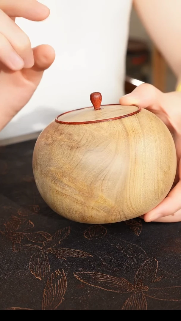 乌木类家具金丝楠枯木 品香盒 茶仓
