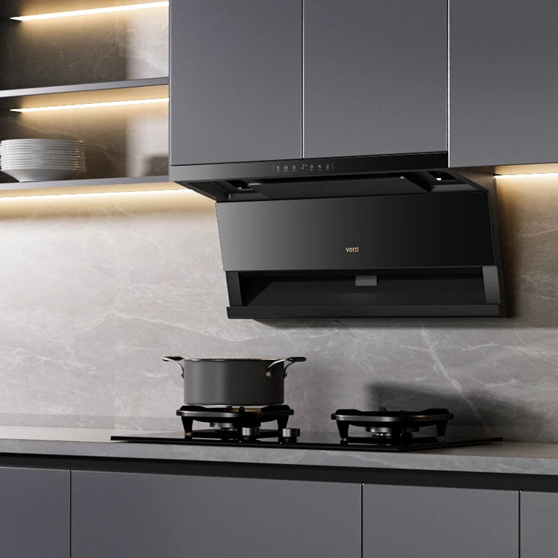 【新品首发】华帝小飞翼PRO烟机K8超薄顶侧双吸27m³大吸力烟灶联动