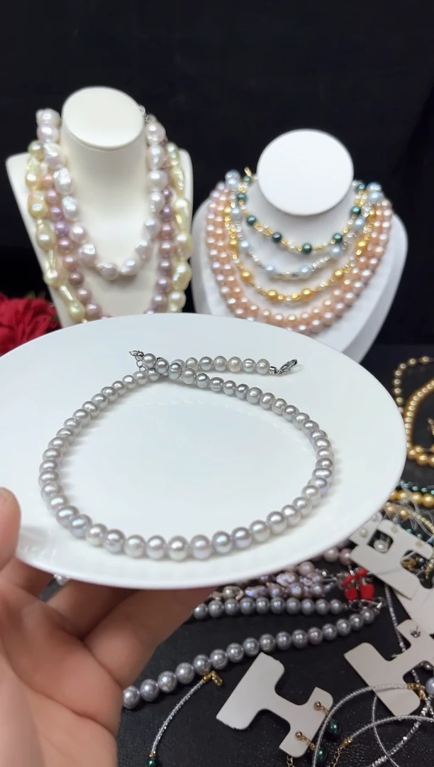 【闪购商品】淡水珍珠颈饰未镶嵌多人