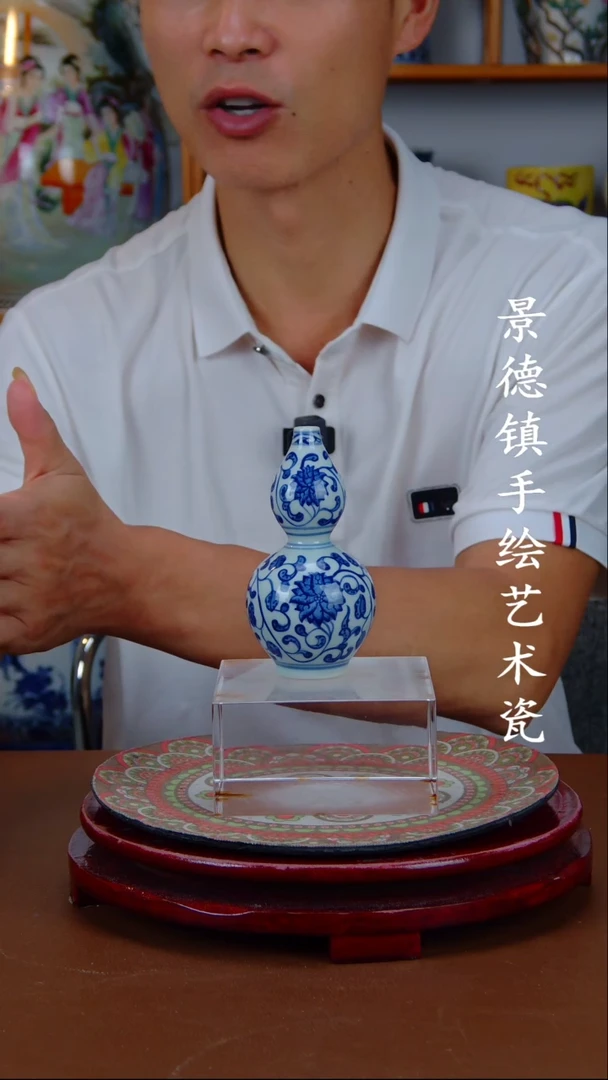 现代景德镇手工手绘陶瓷摆件4