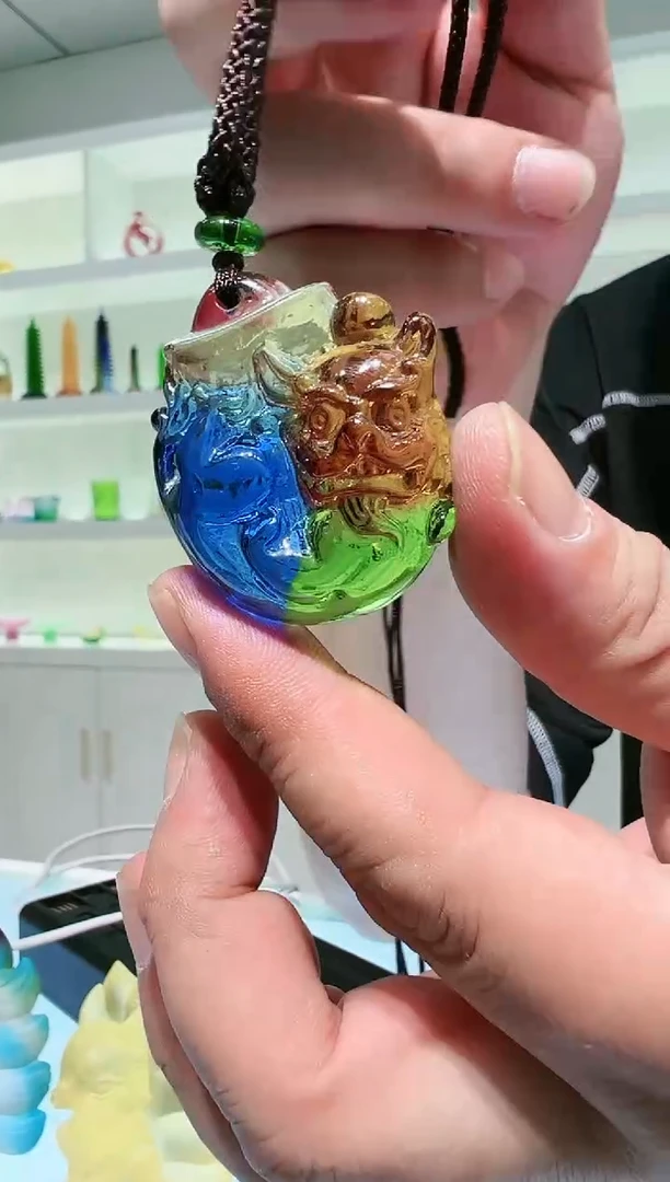 【闪购商品】茶宠古法琉璃貔貅挂