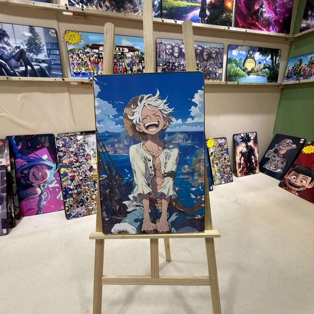 海贼王路飞索隆卡通动漫装饰画40-60-w130