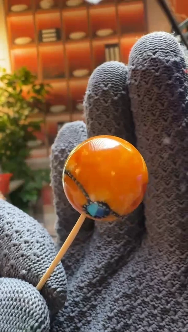 蜜蜡颈饰未镶嵌562天然蜜蜡珠宝奇石全都保真