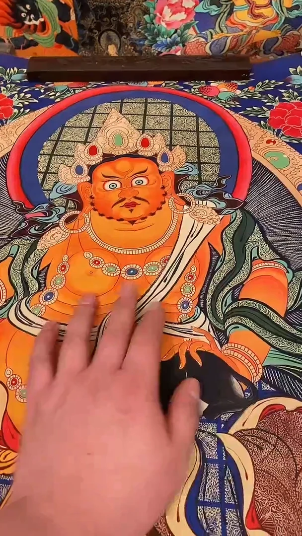 装裱画精美唐卡tk16056