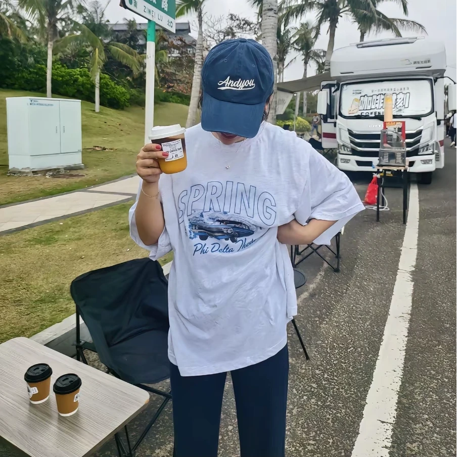 路一.韩国 Seoul  赵露思Spring小汽车 短袖上衣 DP20250206050