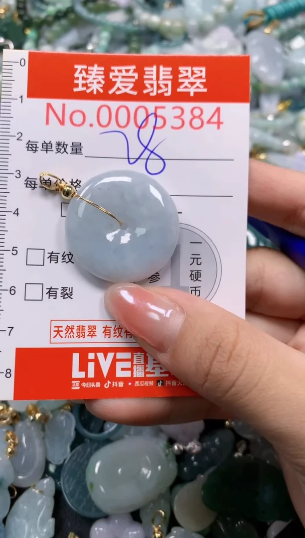 吊坠(不含链)未镶嵌翡翠5384