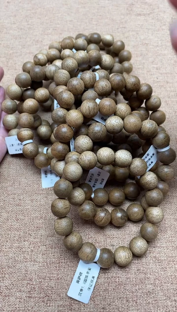 沉香手串菩萨棋1.2+圆珠单圈多样性发其一