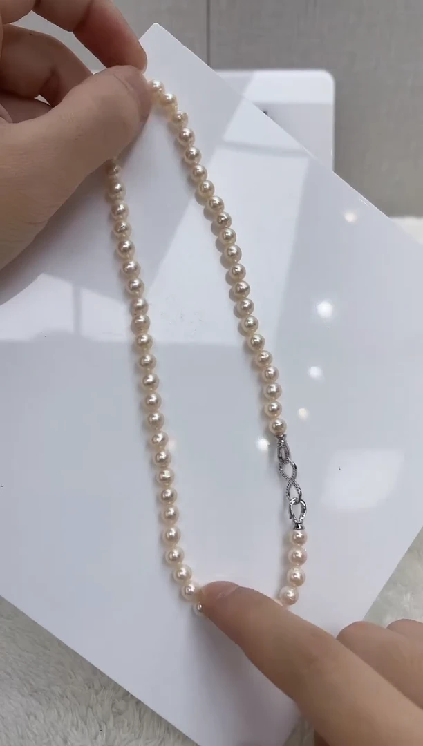 海水珍珠银S925镶嵌颈饰