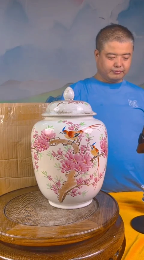 摆件景德镇陶瓷青花摆件81