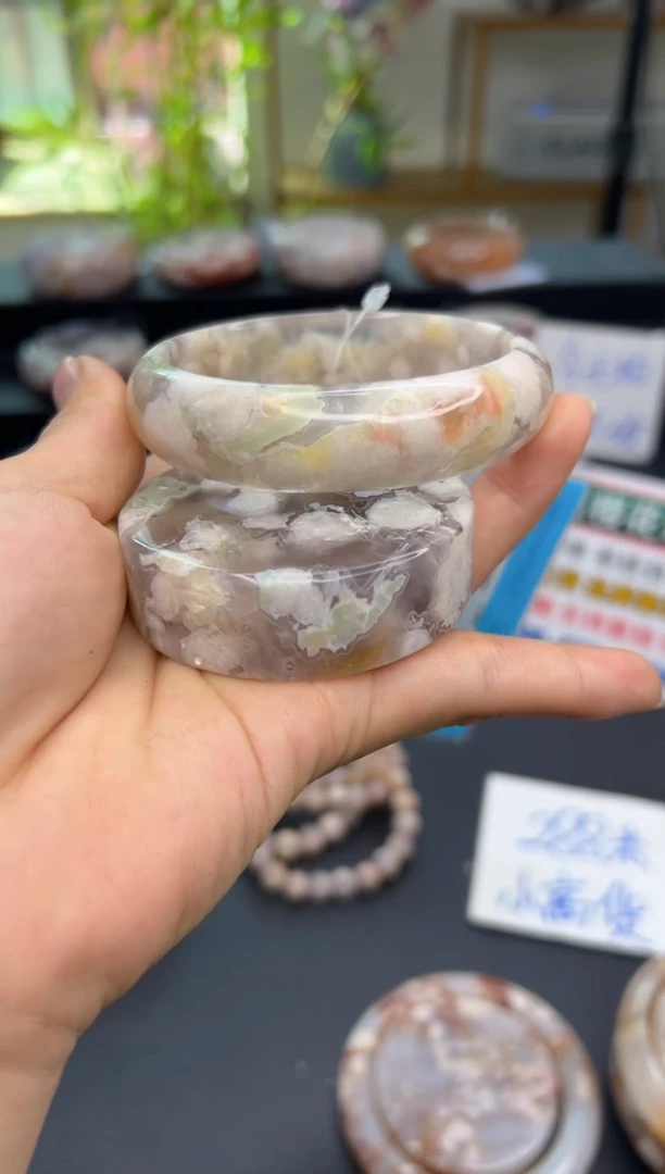 【闪购商品】石英质玉手镯未镶嵌A879(60圈赠送镯心)