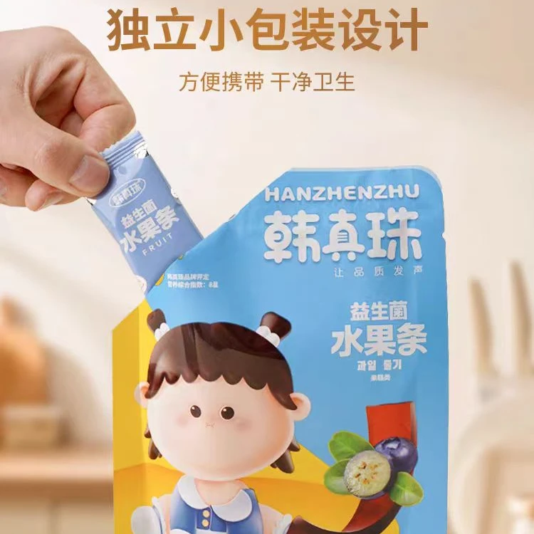 韩 益生菌水果条袋装80g