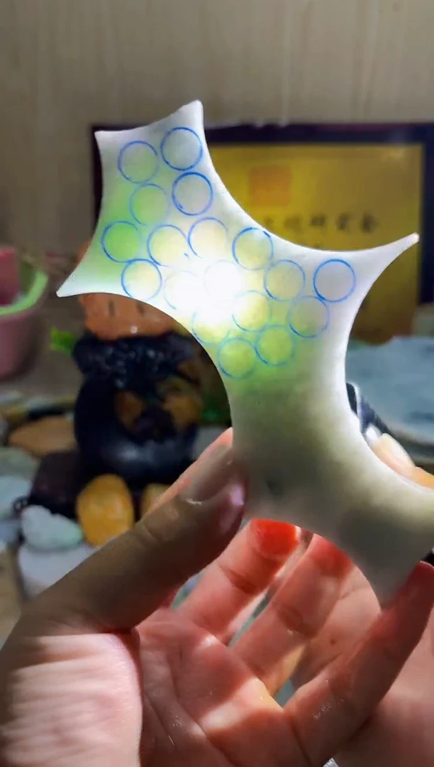 翡翠挂件未镶嵌A货常星2658