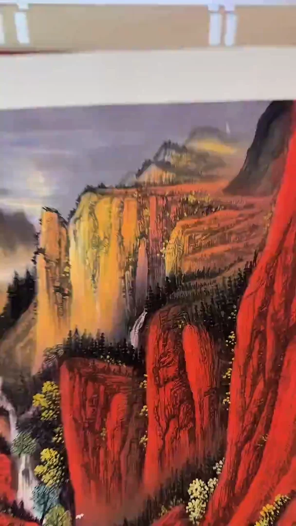 国画王炳杰手绘绘画作品25-17