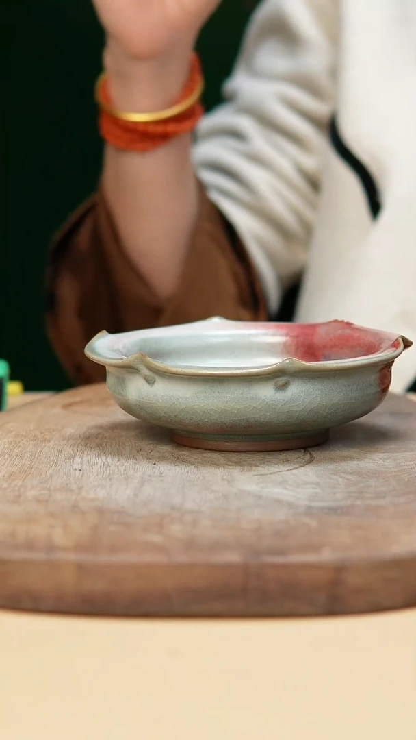 钧瓷作品—郑郑—刘钏博月白水洗—592