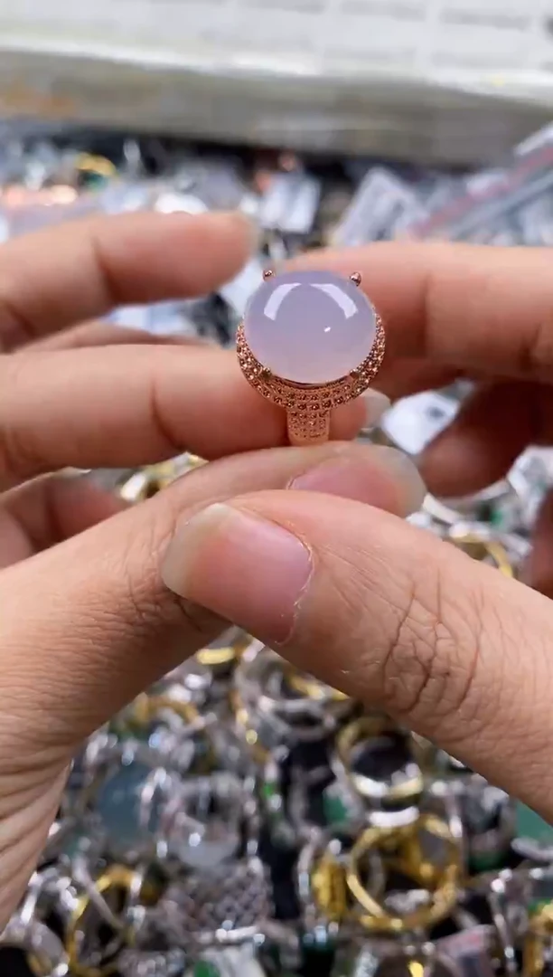 未镶嵌戒指翡翠222---10