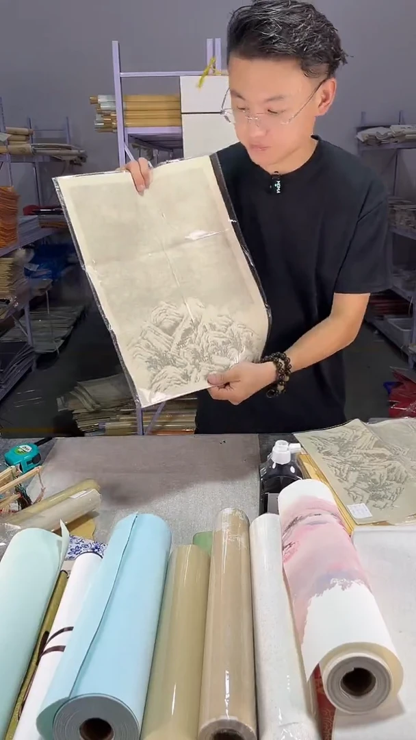 蜡染湖心亭看雪   34*45   10张/包