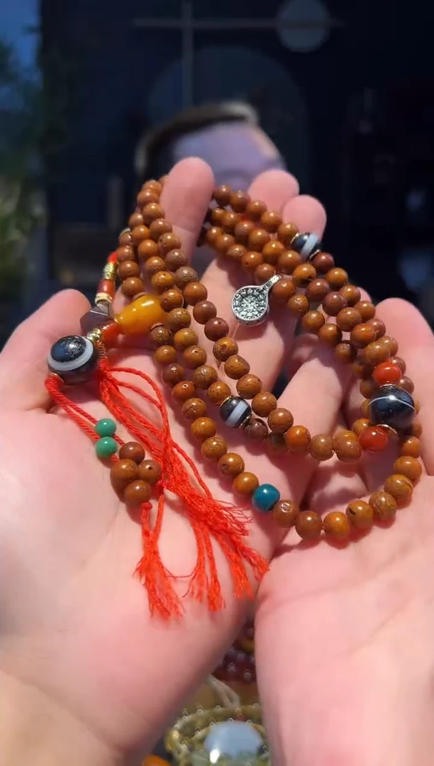 【闪购商品】菩提手串未镶嵌星月菩提8+108串