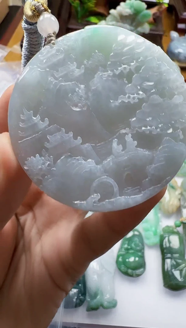 吊坠(不含链)未镶嵌翡翠1