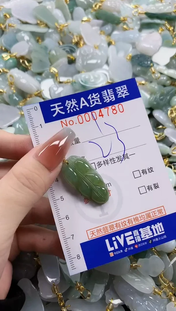 颈饰未镶嵌翡翠天然A货翡翠